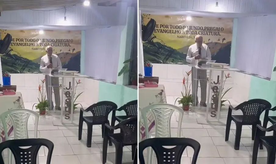 Pastor Pregador Solitário: Mensagem de Fé em Igreja Vazia Viraliza nas Redes Sociais