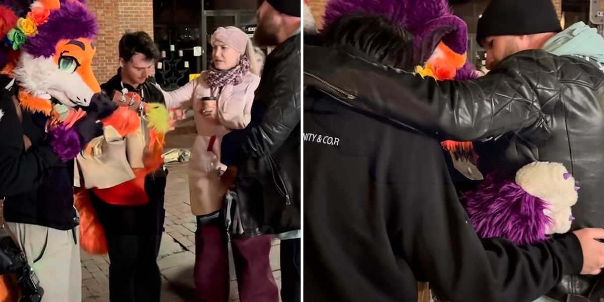 Evangelista Conquista Corações: Furries Aceitam Jesus Após Oração nas Ruas