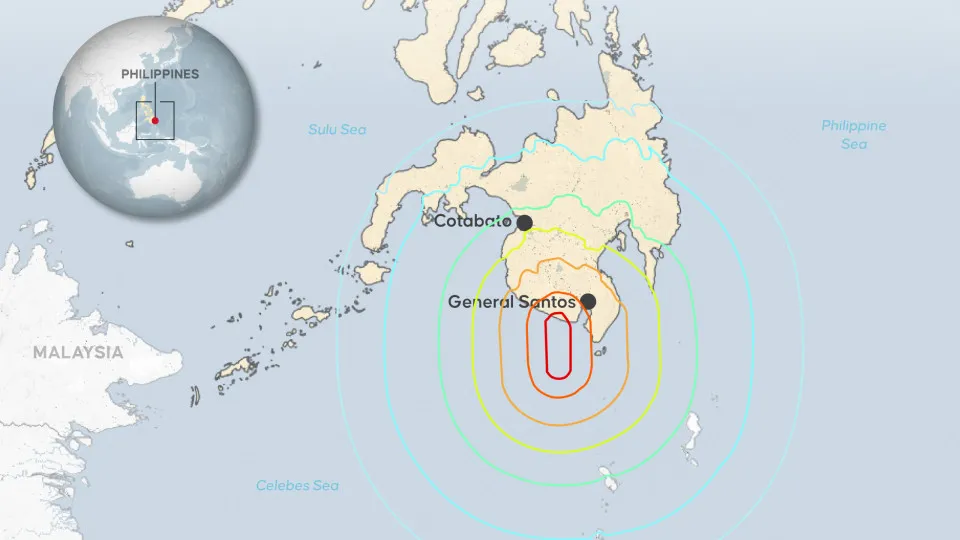Tragédia nas Filipinas: Terremoto de 7,8 provoca mortes e destruição em Mindanao