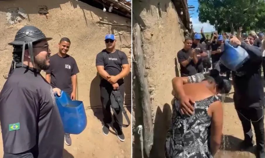 Batismo Inusitado no Sertão: Casal Encontra Fé em Ação Missionária