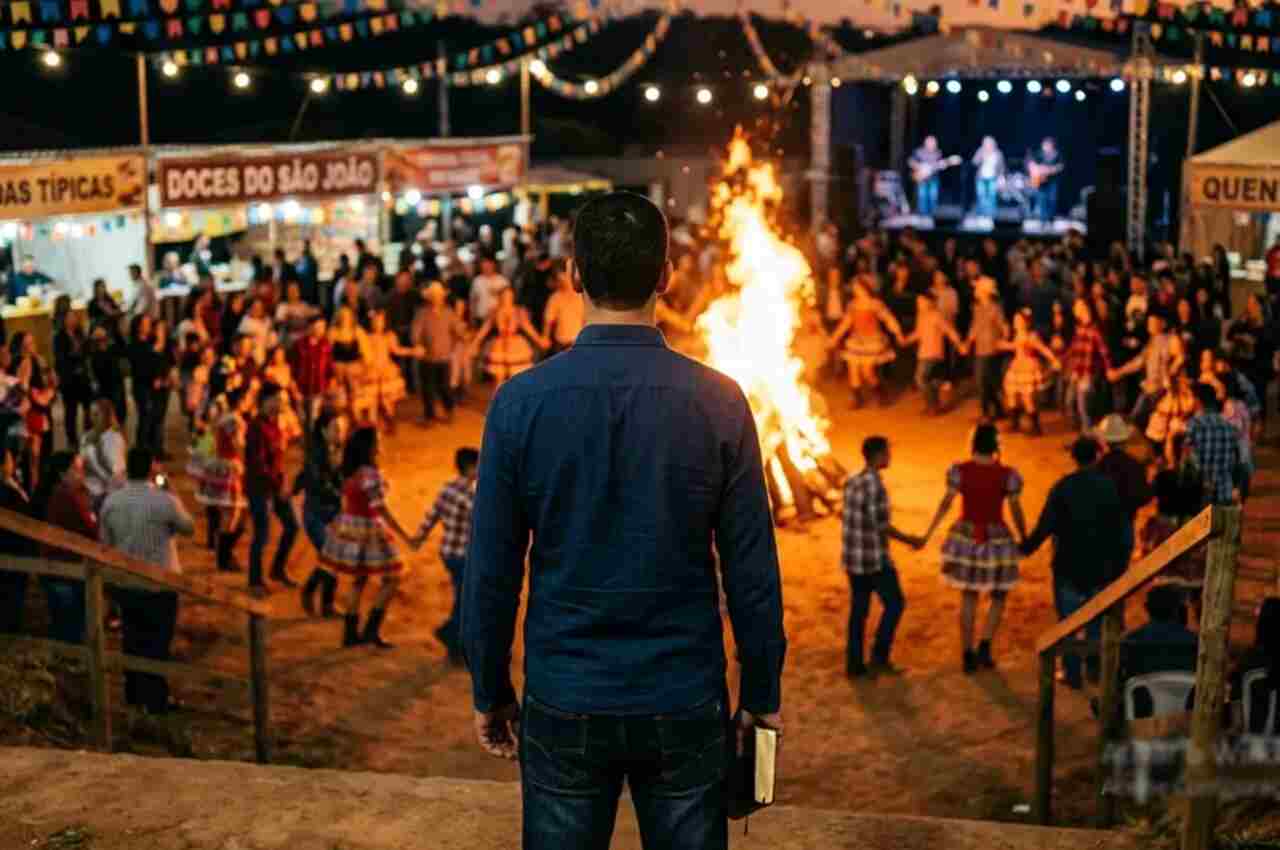 Pastor Caio Modesto Provoca Debate sobre Festas Juninas e Paganismo entre Evangélicos