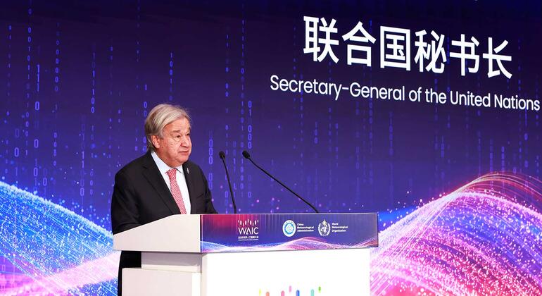 Guterres Propõe Fundo Global para Combater Desigualdades em Inteligência Artificial Durante Visita à China