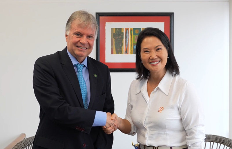 Keiko Fujimori e Embaixador Brasileiro: Um Encontro Estratégico para o Futuro do Peru