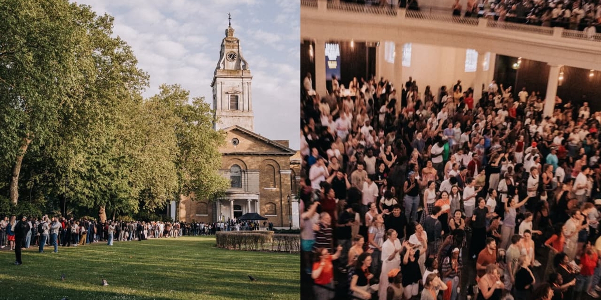 Mais de 1.500 Fiéis Enfrentam Calor em Grande Culto de Oração em Londres