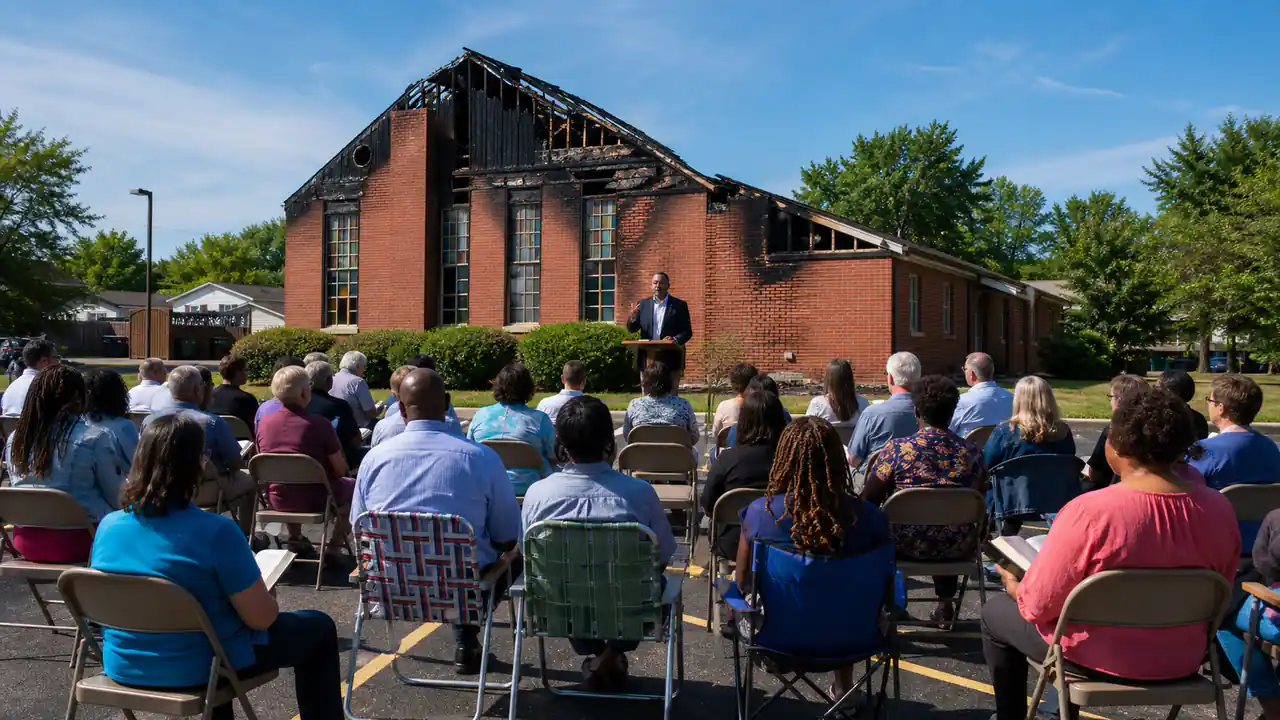 Igreja de Troy Renova a Fé Após Incêndio Devastador